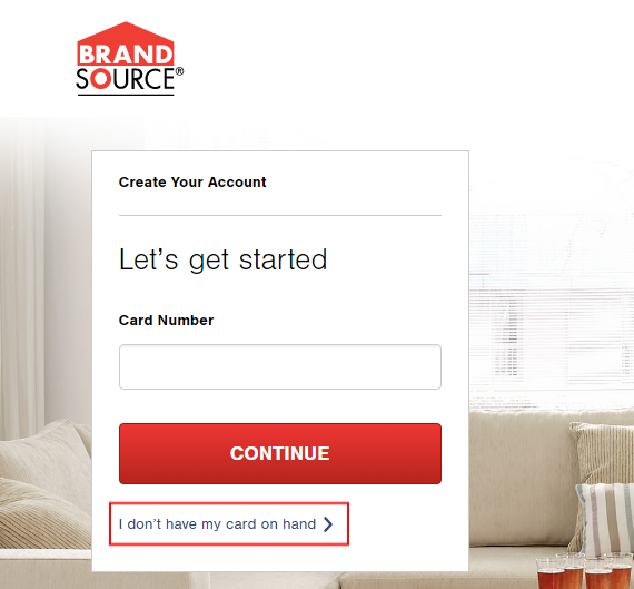 Create a Brandsource CC account